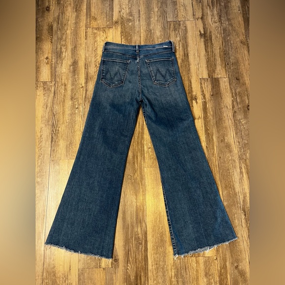 Mother The Tomcat Roller Fray A Groovy Kind Of Love Wash Jeans Size 29 Wide Leg - Picture 14 of 15